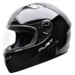 Helma na motorku Must II mono černá